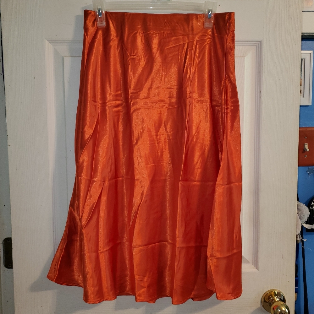 5 for $25 | *Snags NWOT Serra Koi A-Line Satin Midi Skirt